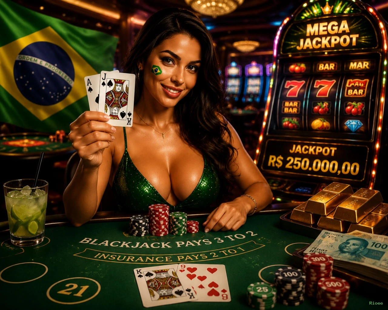 Slots online da Rioee com jackpots progressivos
